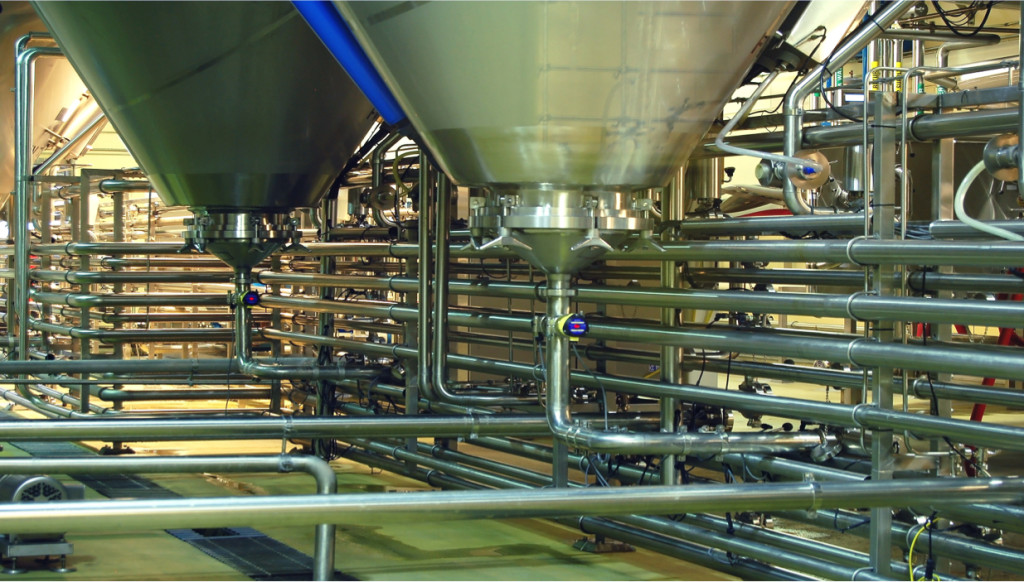 747258 Stainless piping food or pharma